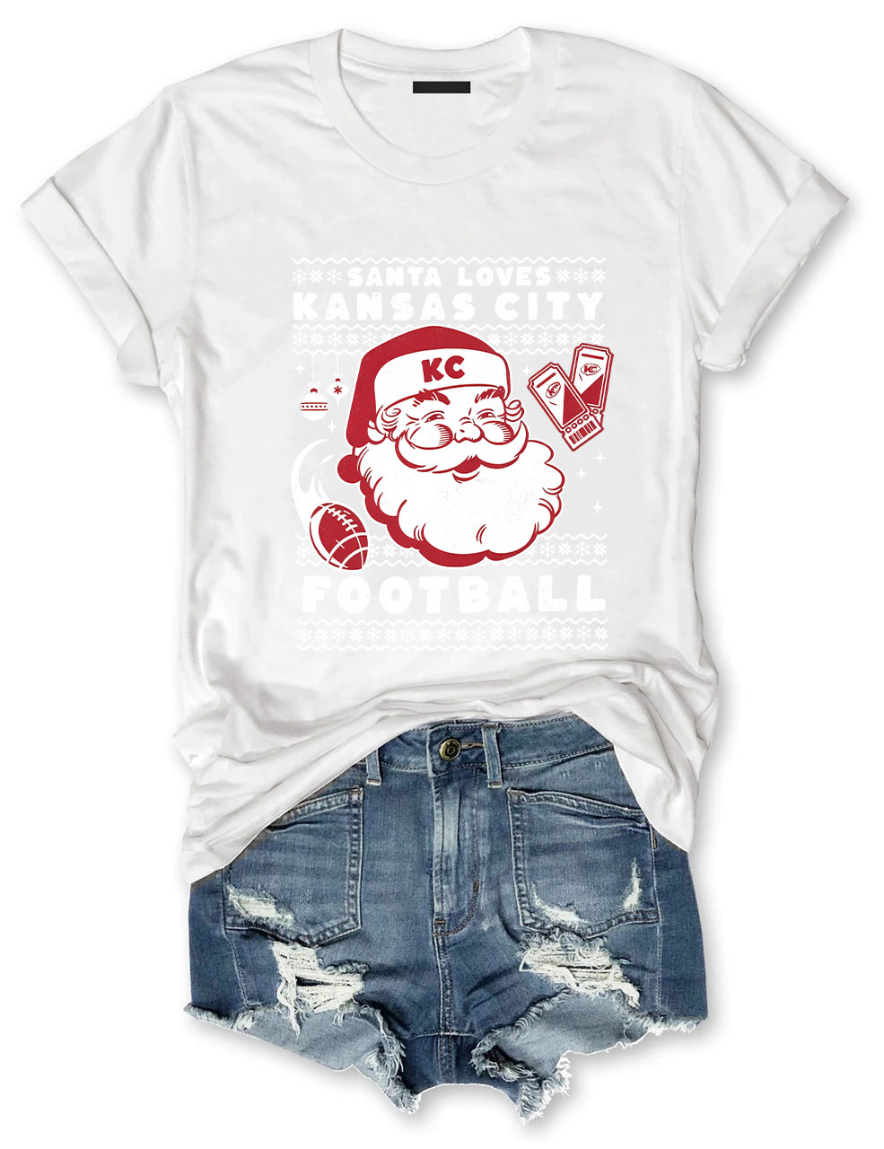 Christmas Kansas City Football T-Shirt