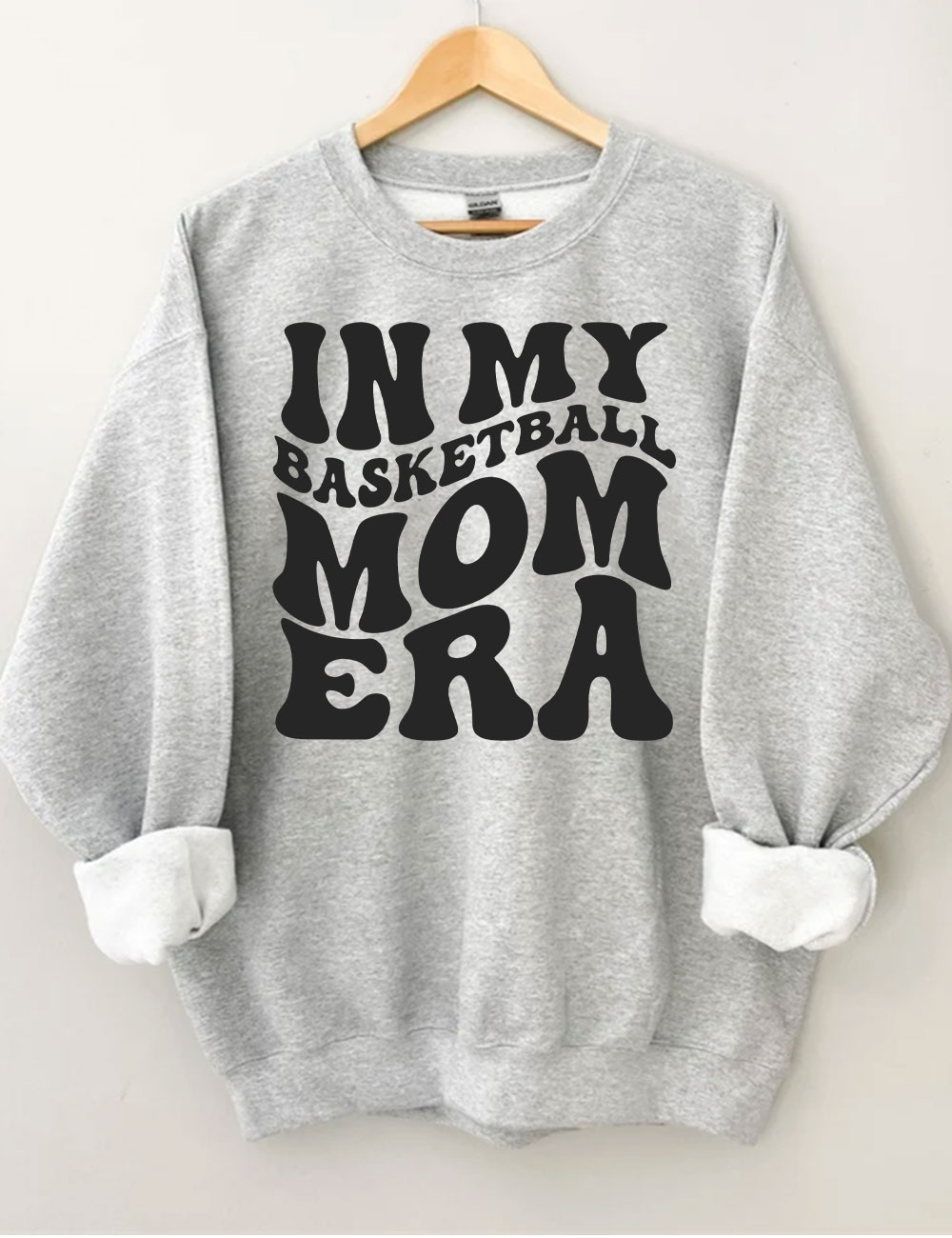 In My Basketball Mom Era Custom  Sweatshirt