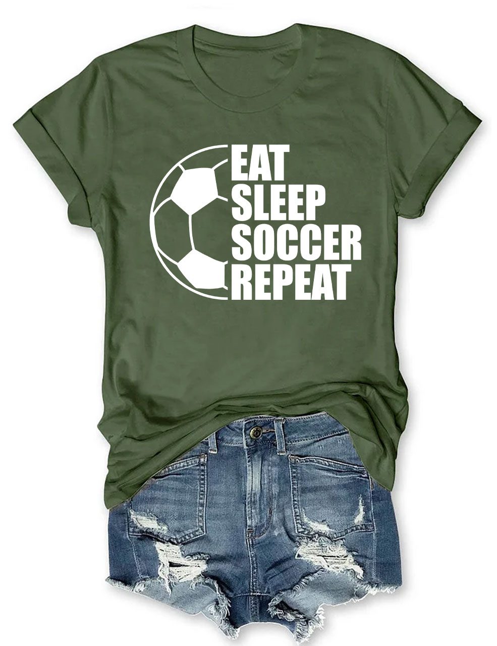 Eat Sleep Soccer Repeat T-shirt