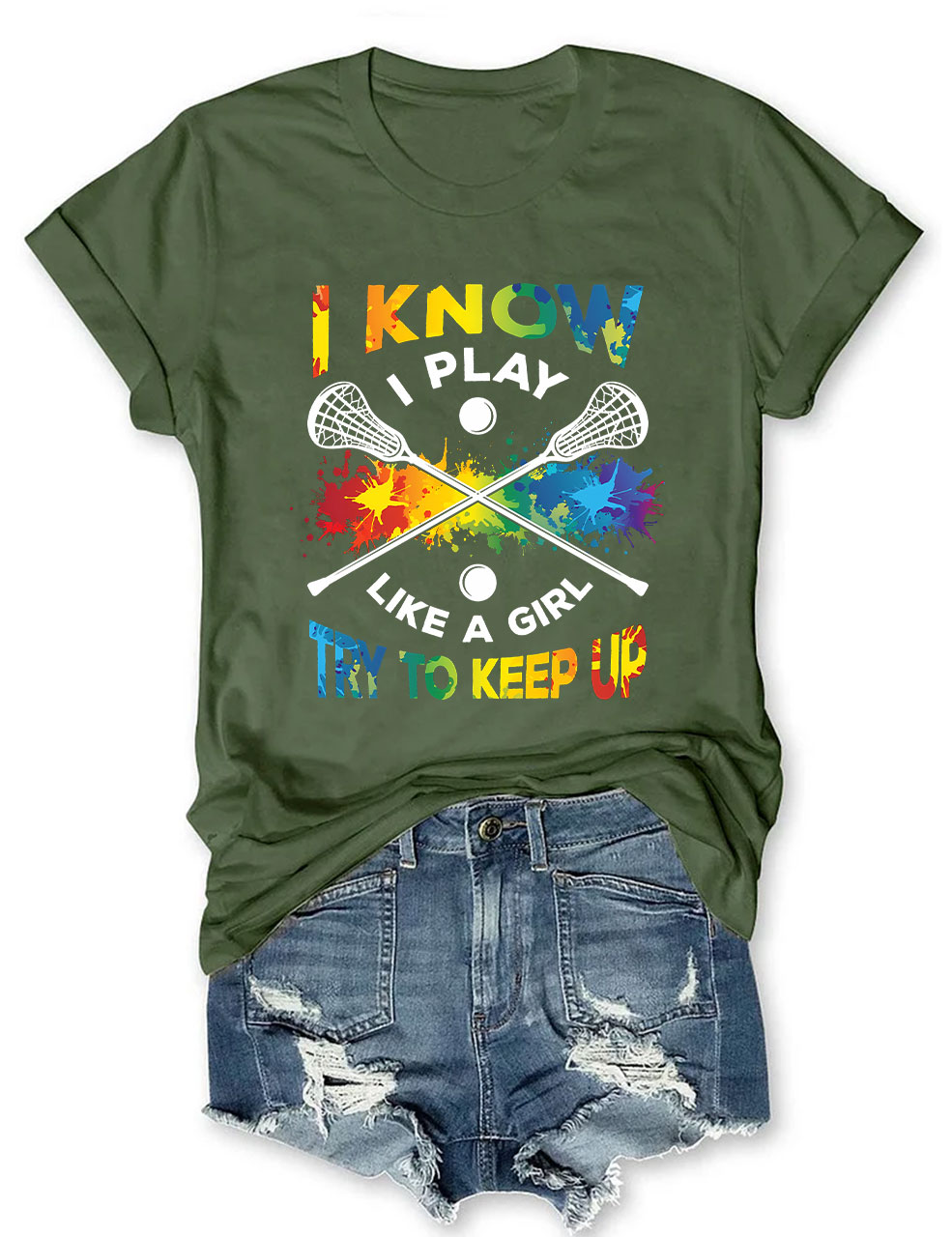 Lacrosse Player T-shirt
