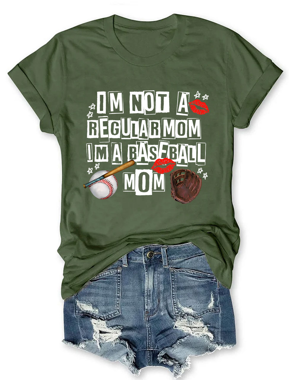 I’m Not Regular Mom I’m A Baseball Mom T-shirt