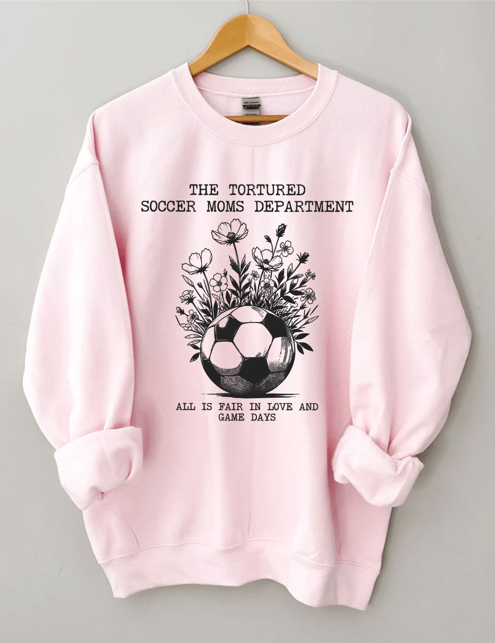 Tortured Soccer Moms Department Sweatshirt