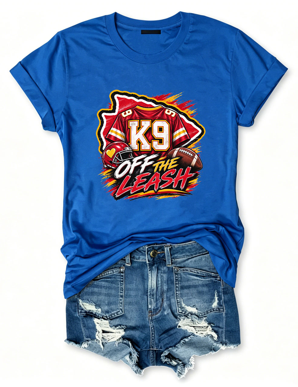 K9 Walker Kansas City Football T-Shirt