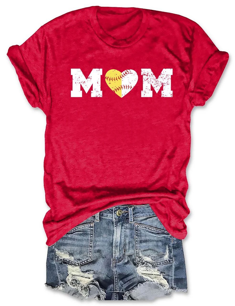 Cute Baseball Mom T-shirt