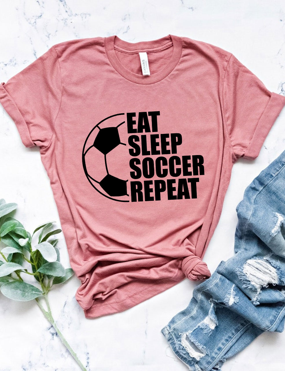 Eat Sleep Soccer Repeat T-shirt