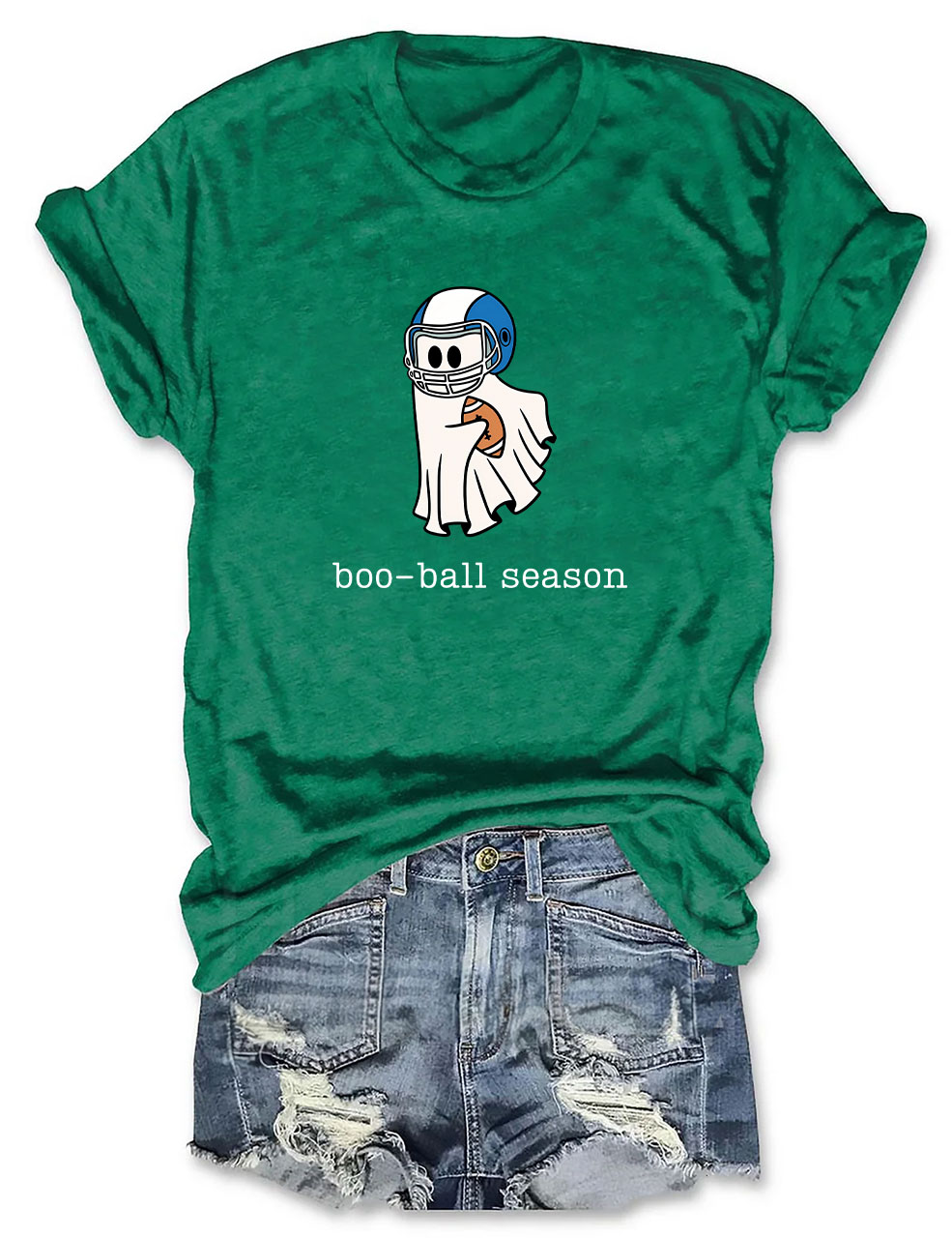Cute Game day Football Halloween T-Shirt