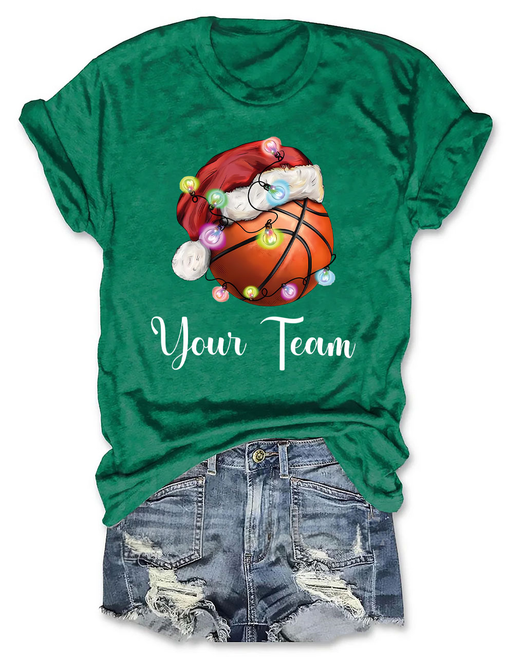 Christmas Custom Basketball T-shirt