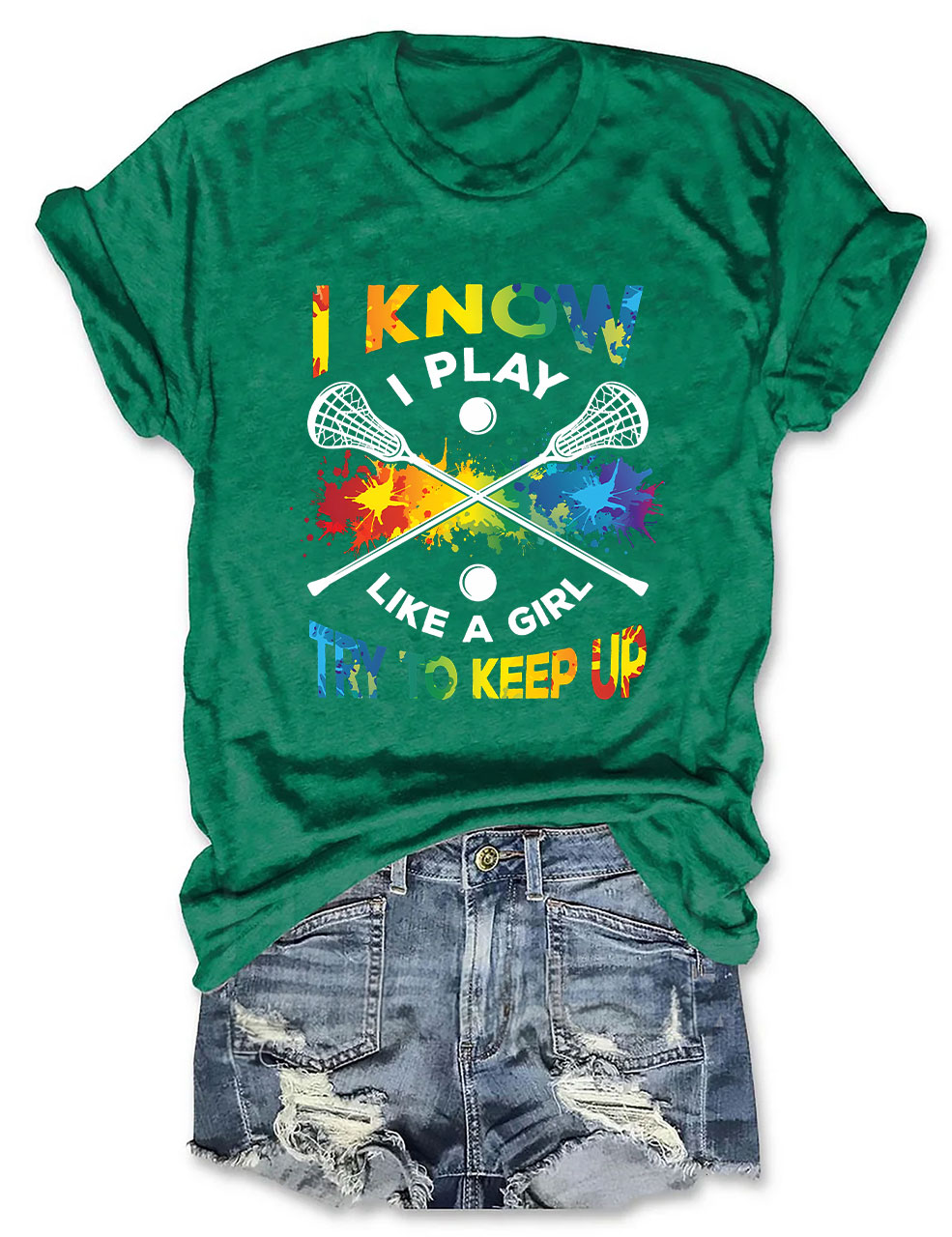 Lacrosse Player T-shirt