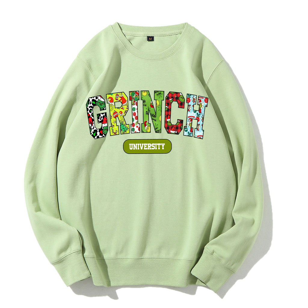 Grinch University Christmas Funny Sweatshirt