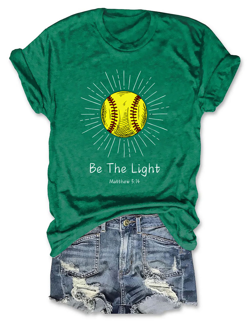 Be The Light Softball T-shirt
