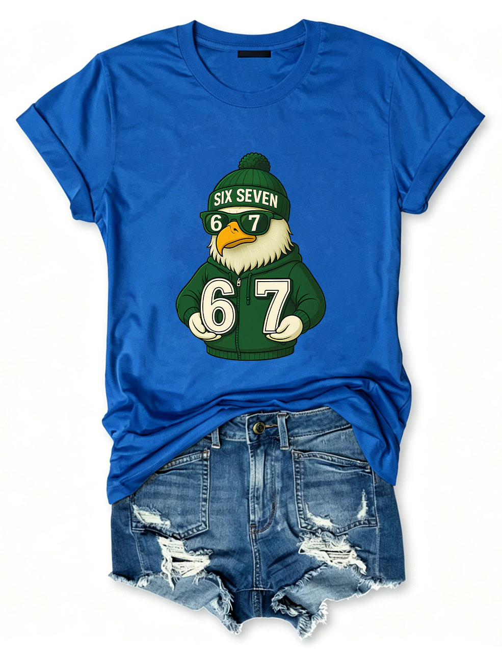 Eagle 67 Six Seven Football T-Shirt