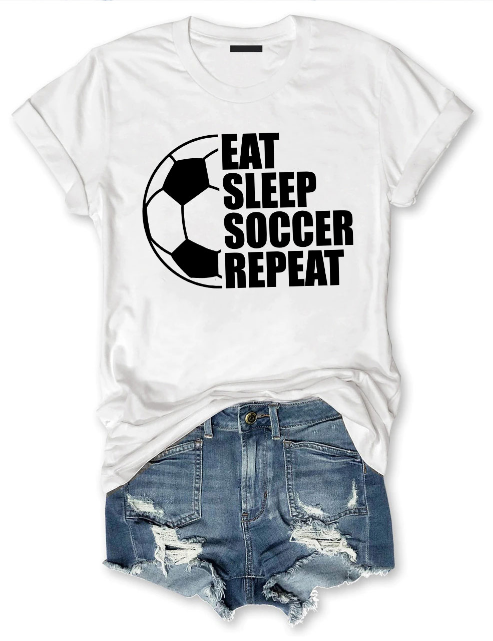 Eat Sleep Soccer Repeat T-shirt