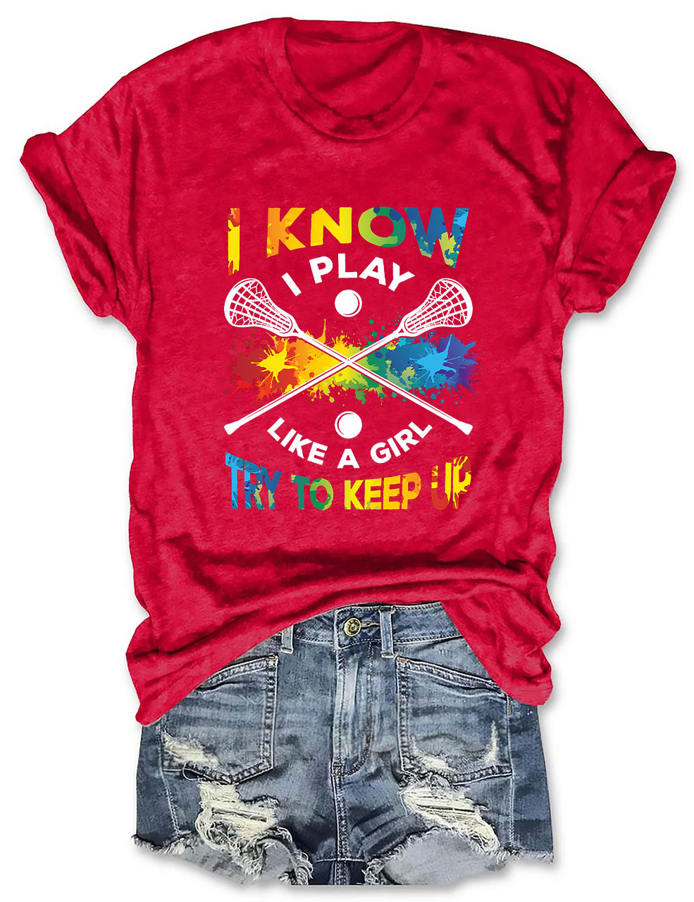 Lacrosse Player T-shirt