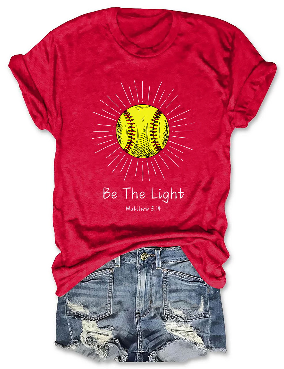 Be The Light Softball T-shirt