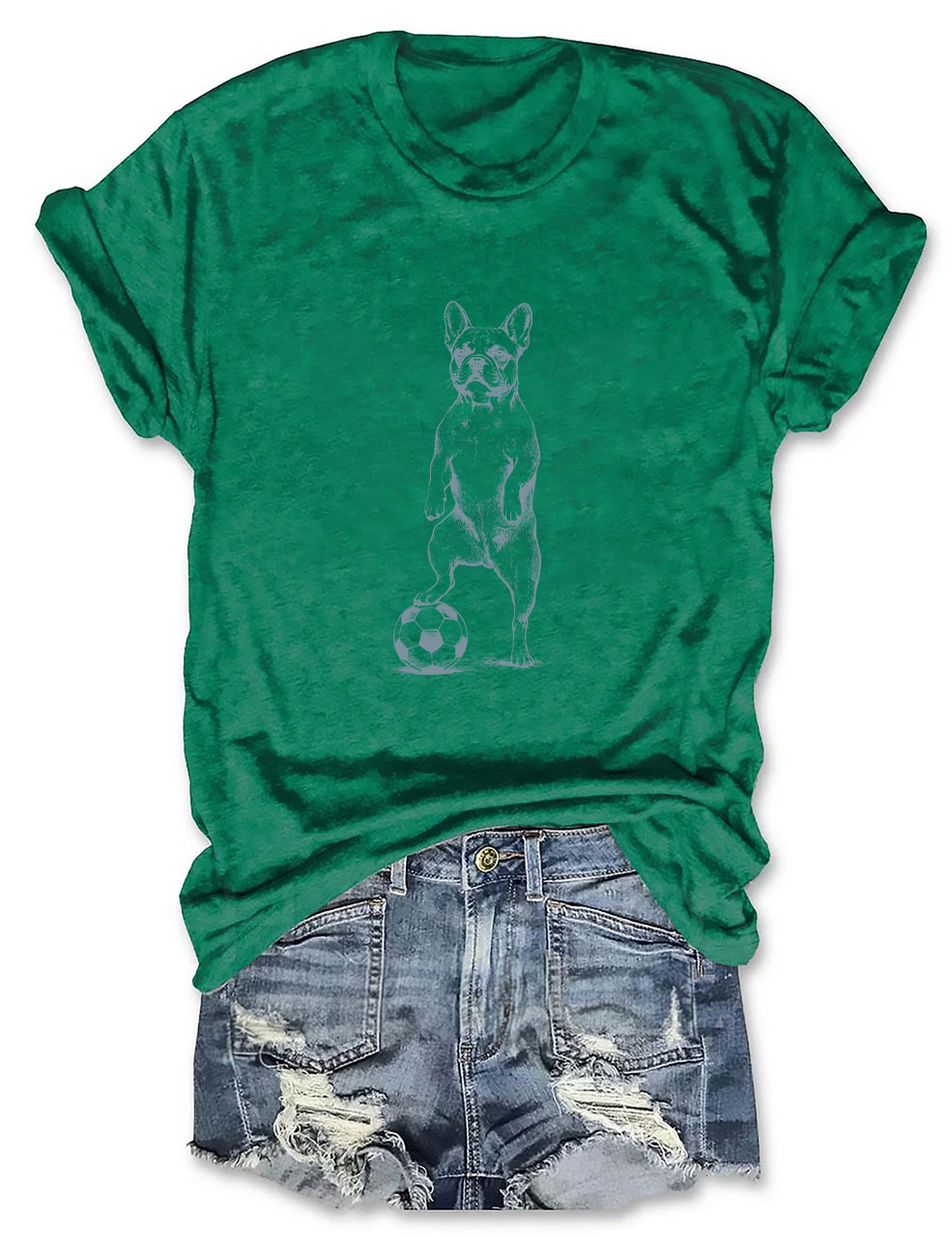 French Bulldog Soccer T-Shirt
