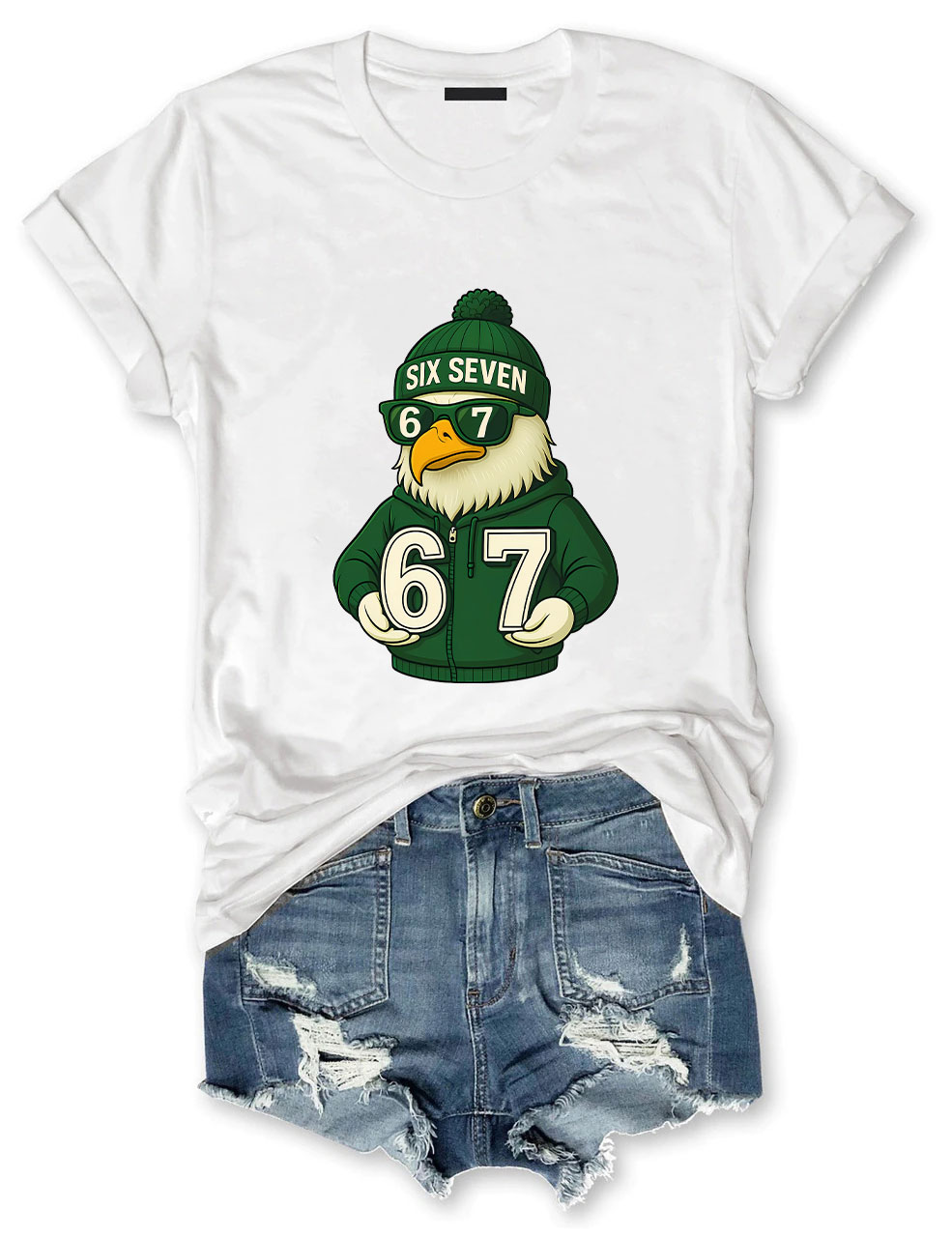 Eagle 67 Six Seven Football T-Shirt