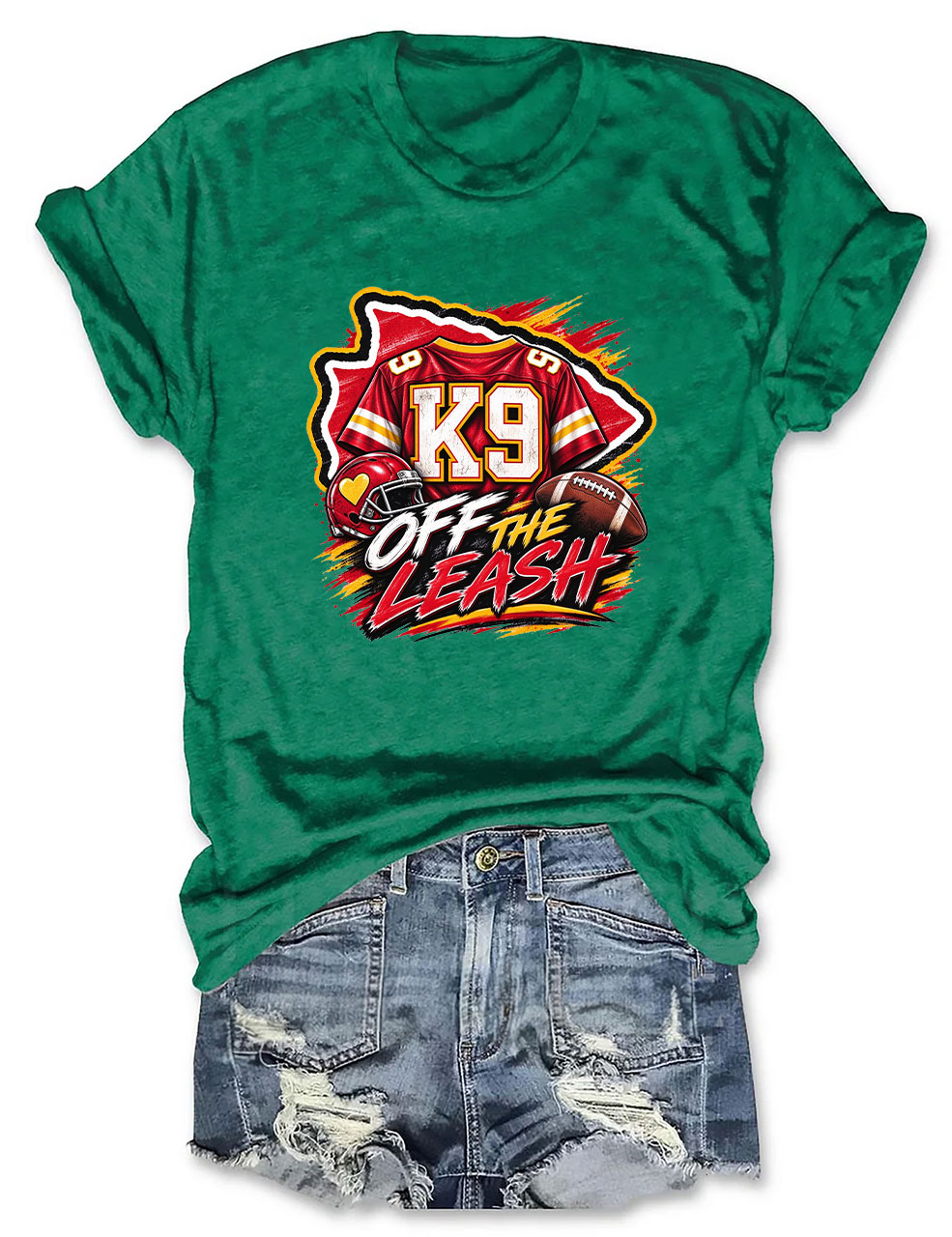 K9 Walker Kansas City Football T-Shirt