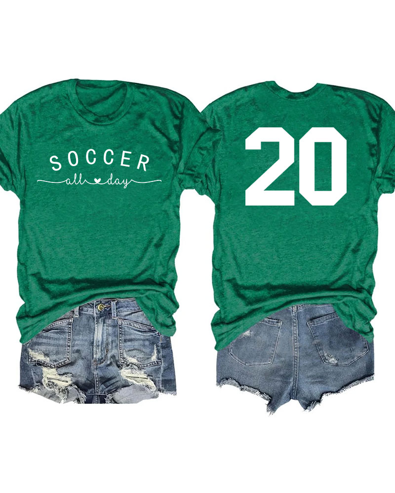 Soccer All Day Custom T-shirt