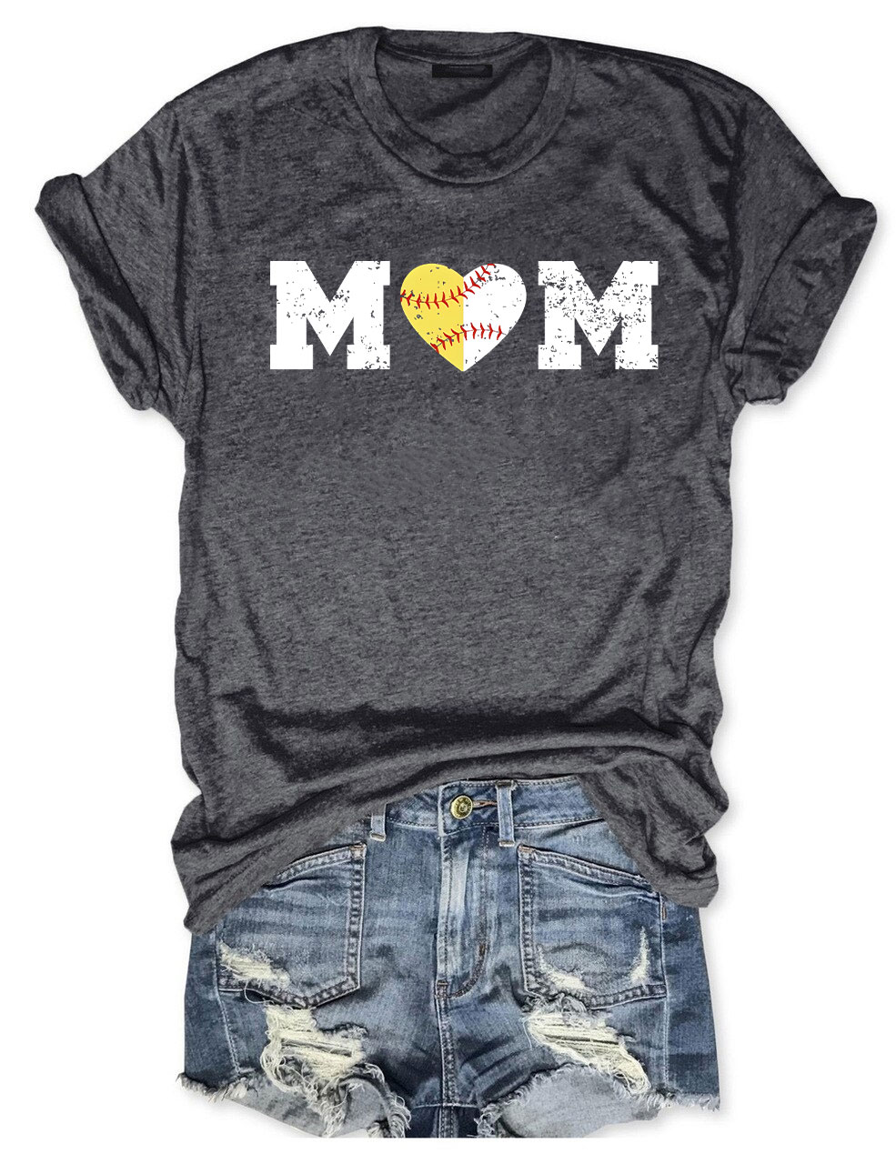 Cute Baseball Mom T-shirt