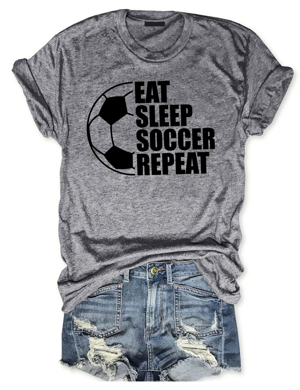 Eat Sleep Soccer Repeat T-shirt
