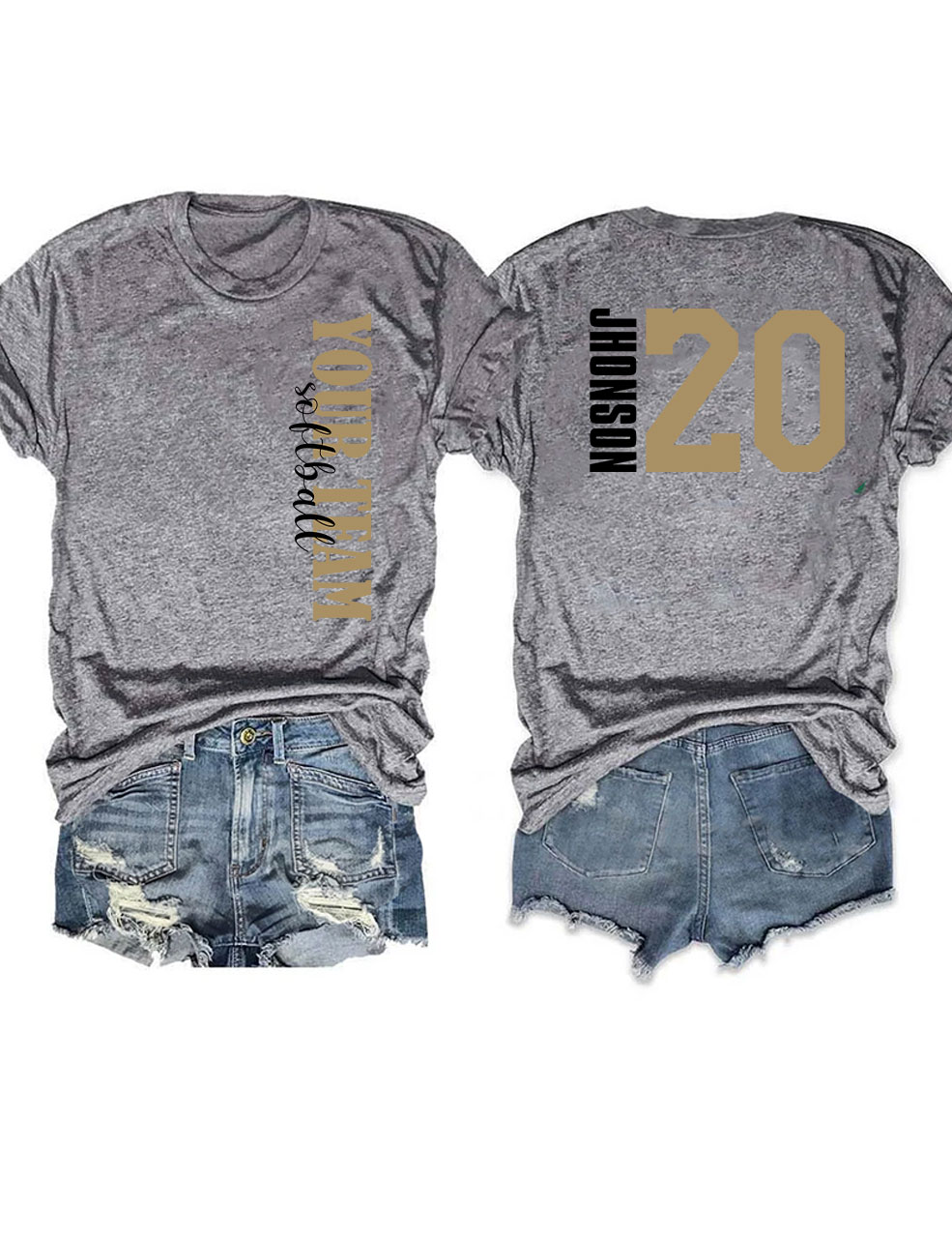 Custom Softball T-shirt