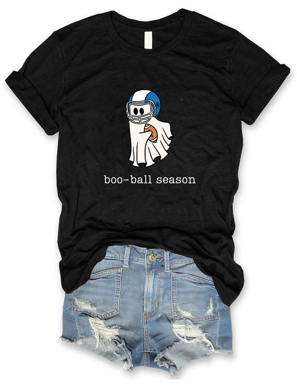 Cute Game day Football Halloween T-Shirt