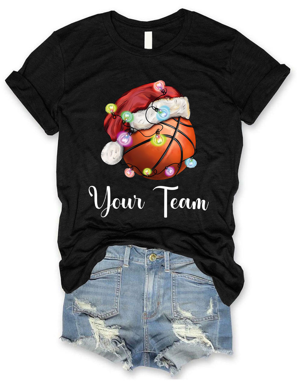 Christmas Custom Basketball T-shirt