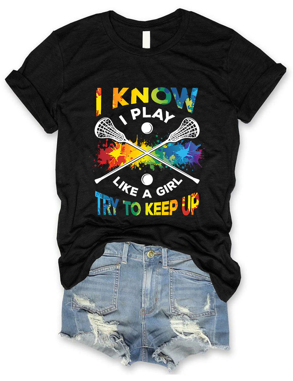 Lacrosse Player T-shirt