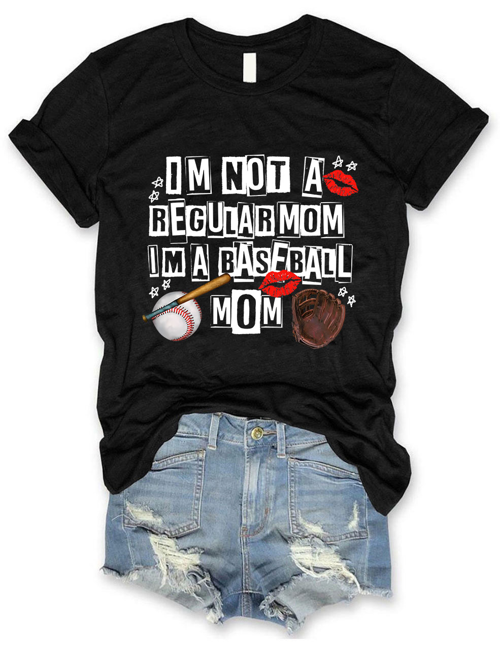 I’m Not Regular Mom I’m A Baseball Mom T-shirt