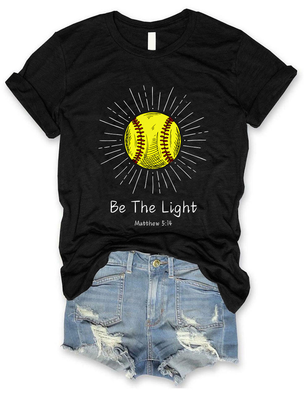 Be The Light Softball T-shirt