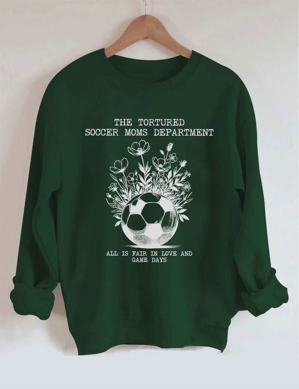 Tortured Soccer Moms Department Sweatshirt