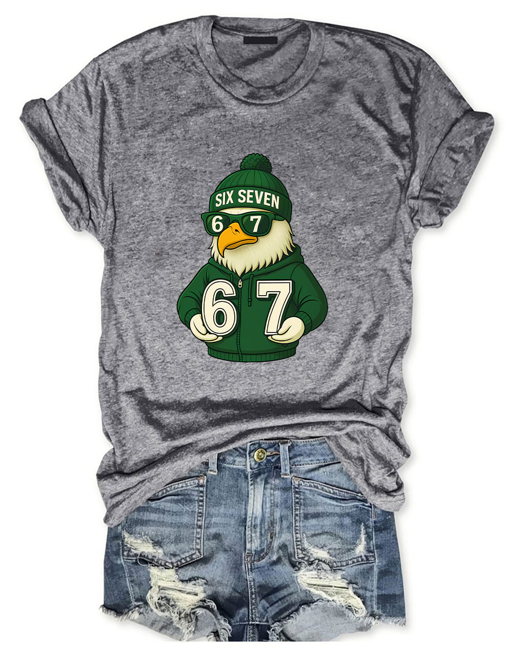 Eagle 67 Six Seven Football T-Shirt