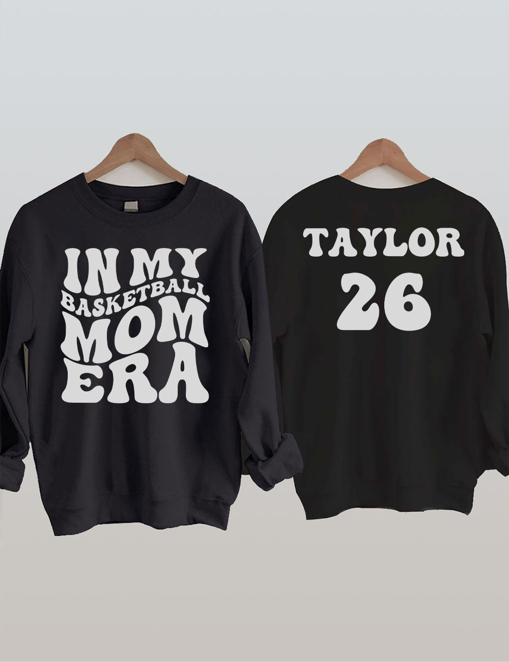 In My Basketball Mom Era Custom  Sweatshirt