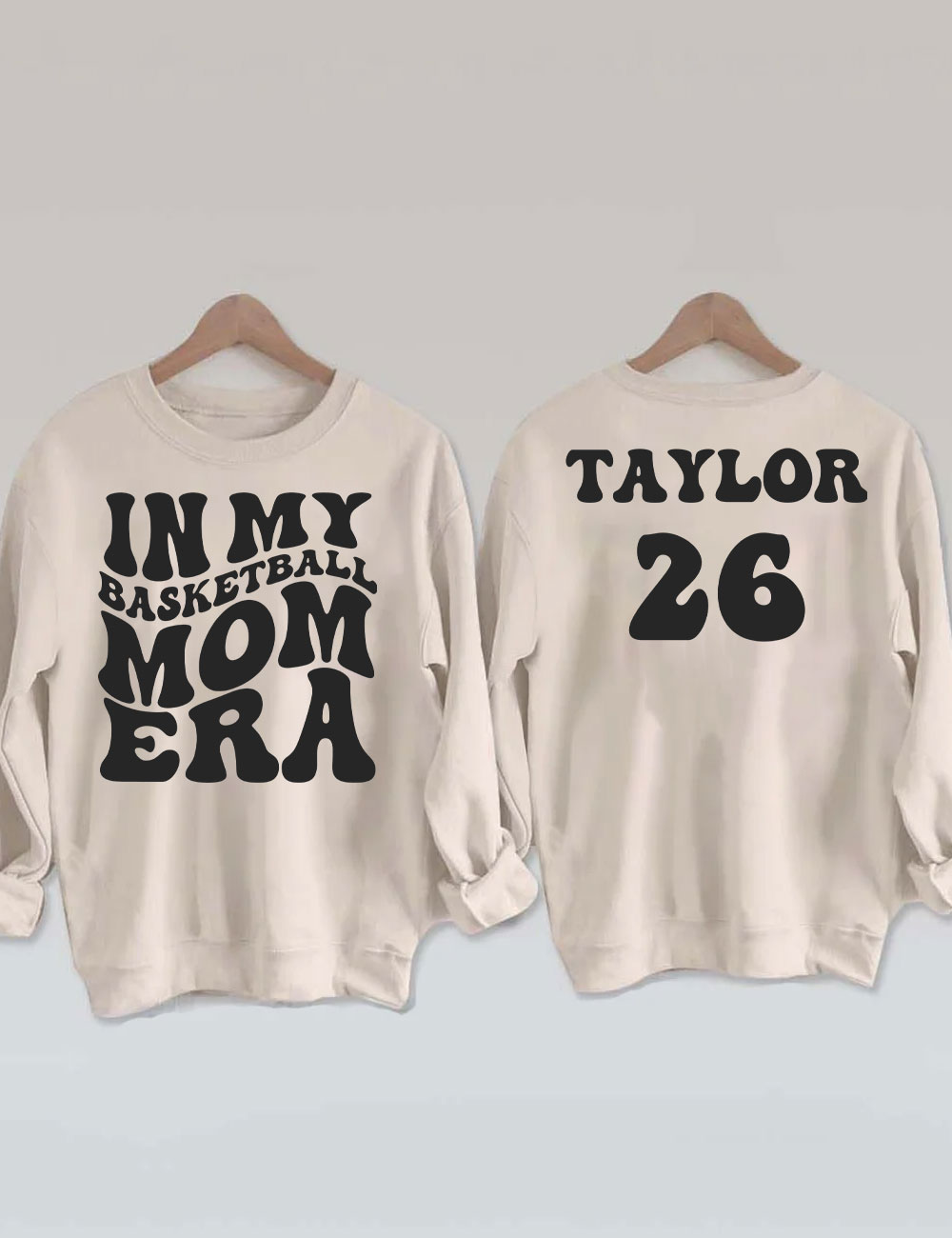 In My Basketball Mom Era Custom  Sweatshirt