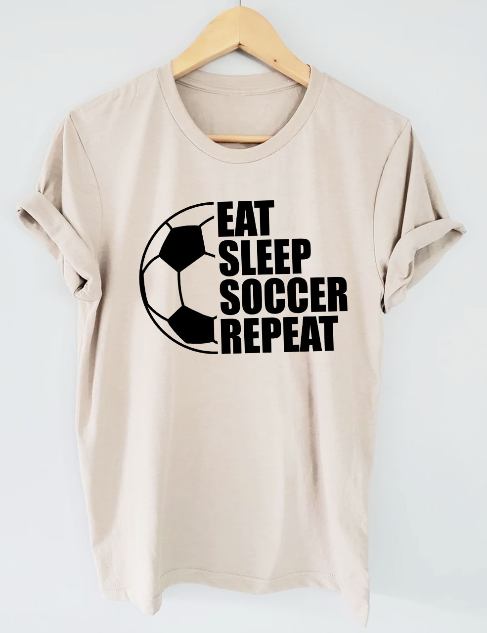 Eat Sleep Soccer Repeat T-shirt
