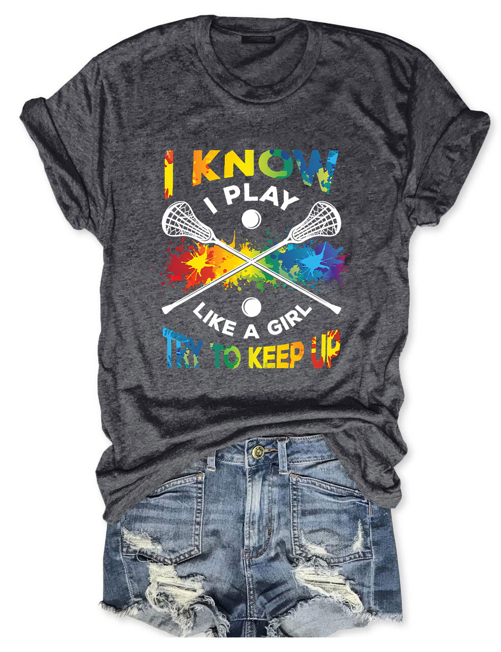 Lacrosse Player T-shirt