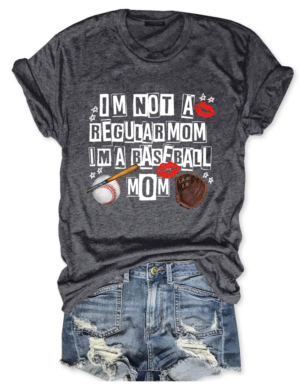 I’m Not Regular Mom I’m A Baseball Mom T-shirt