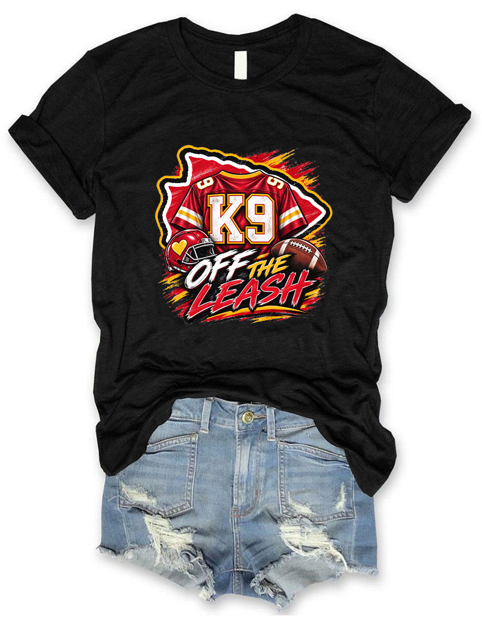 K9 Walker Kansas City Football T-Shirt