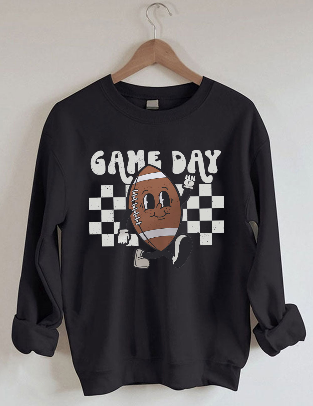 Retro Football Game Day Sweatshirt