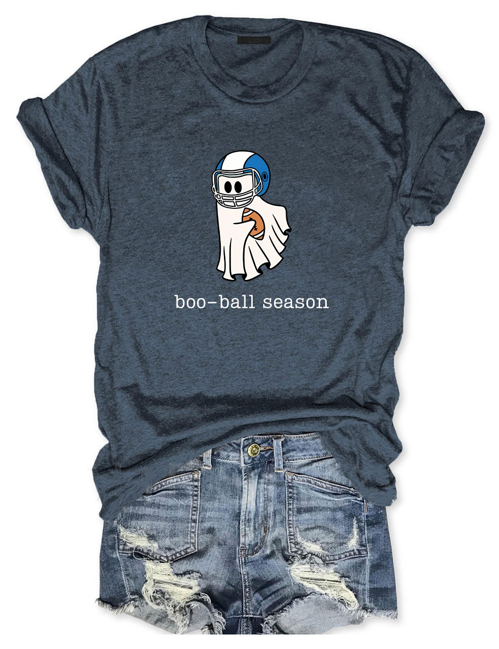 Cute Game day Football Halloween T-Shirt