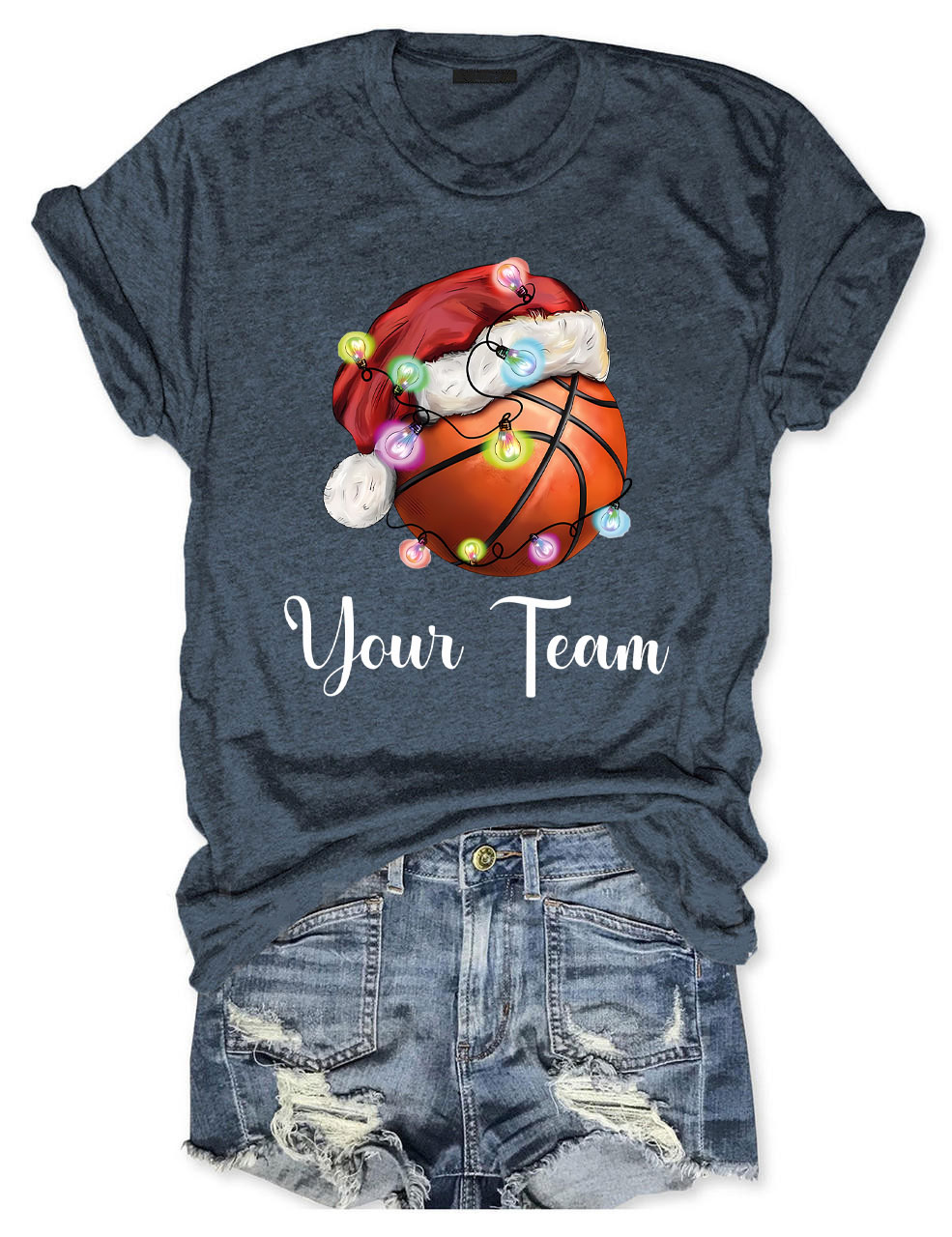 Christmas Custom Basketball T-shirt