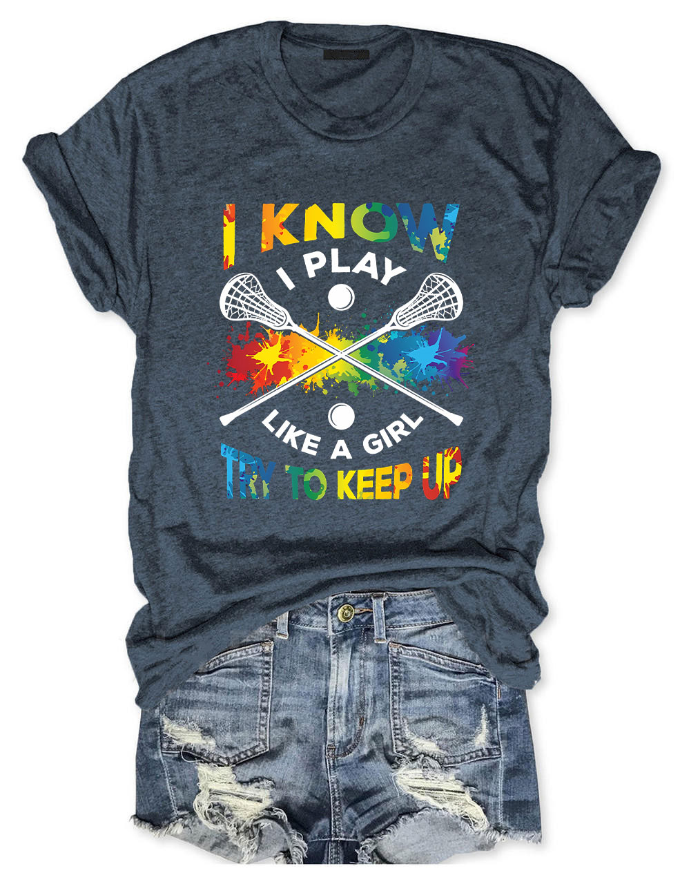 Lacrosse Player T-shirt