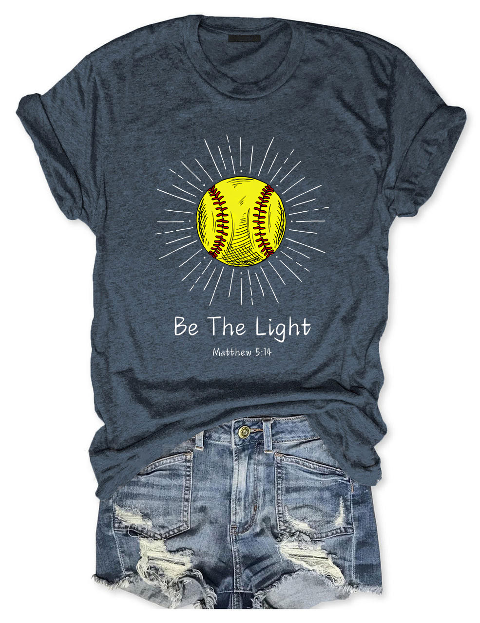 Be The Light Softball T-shirt