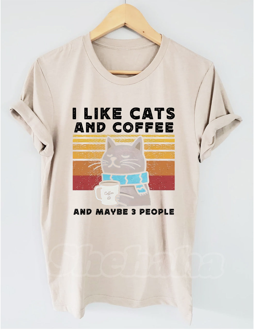 I Like Cats And Coffee T-shirt