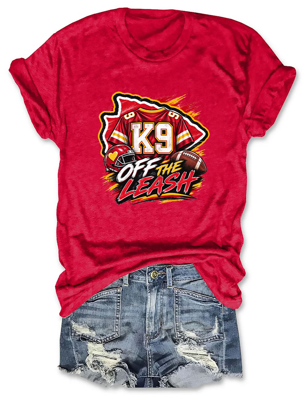 K9 Walker Kansas City Football T-Shirt