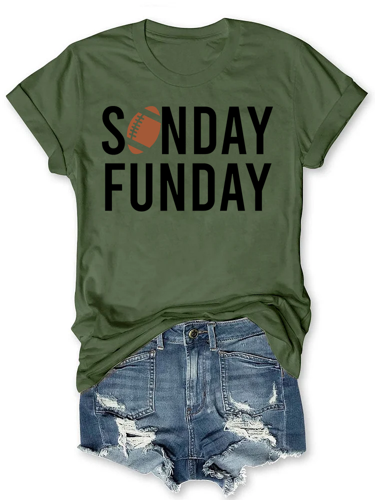 Sunday Funday Football T-Shirt