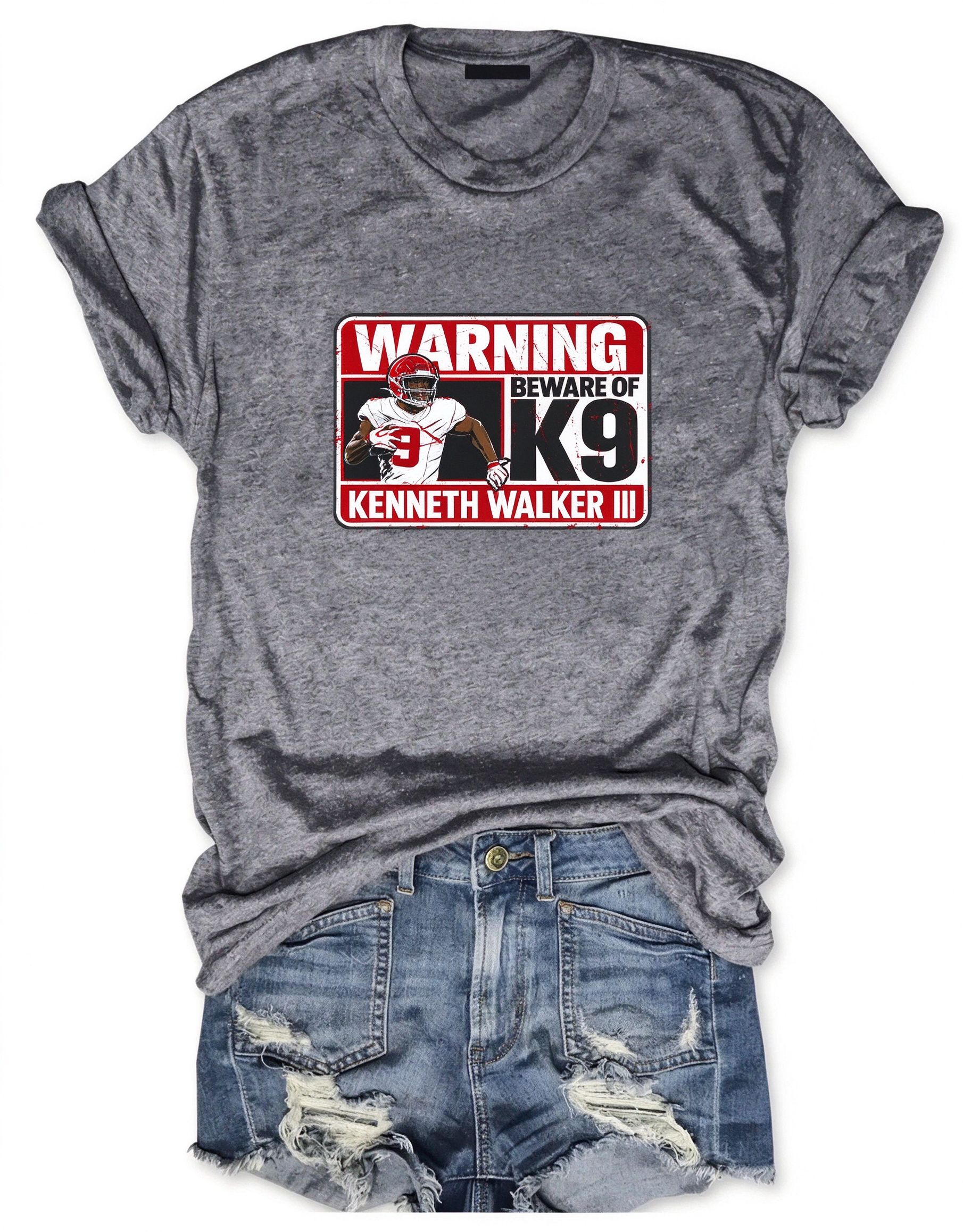 Kenneth Walker Beware of K9 T-Shirt