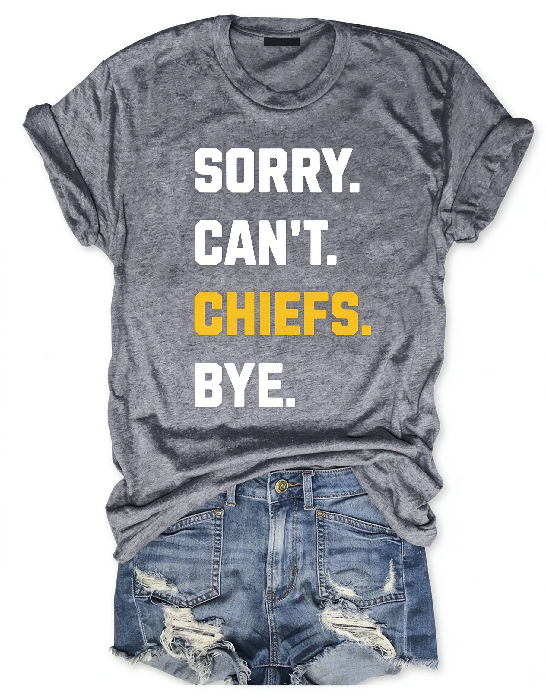 Sorry Can't Chiefs Bye Football T-Shirt