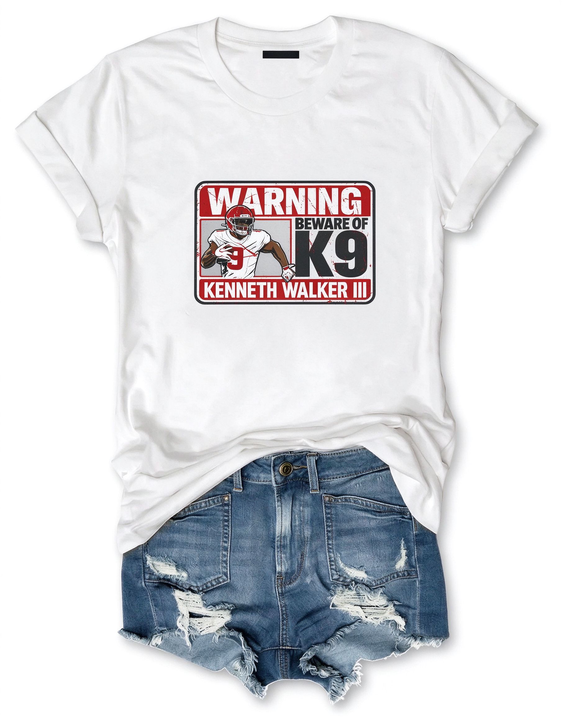 Kenneth Walker Beware of K9 T-Shirt