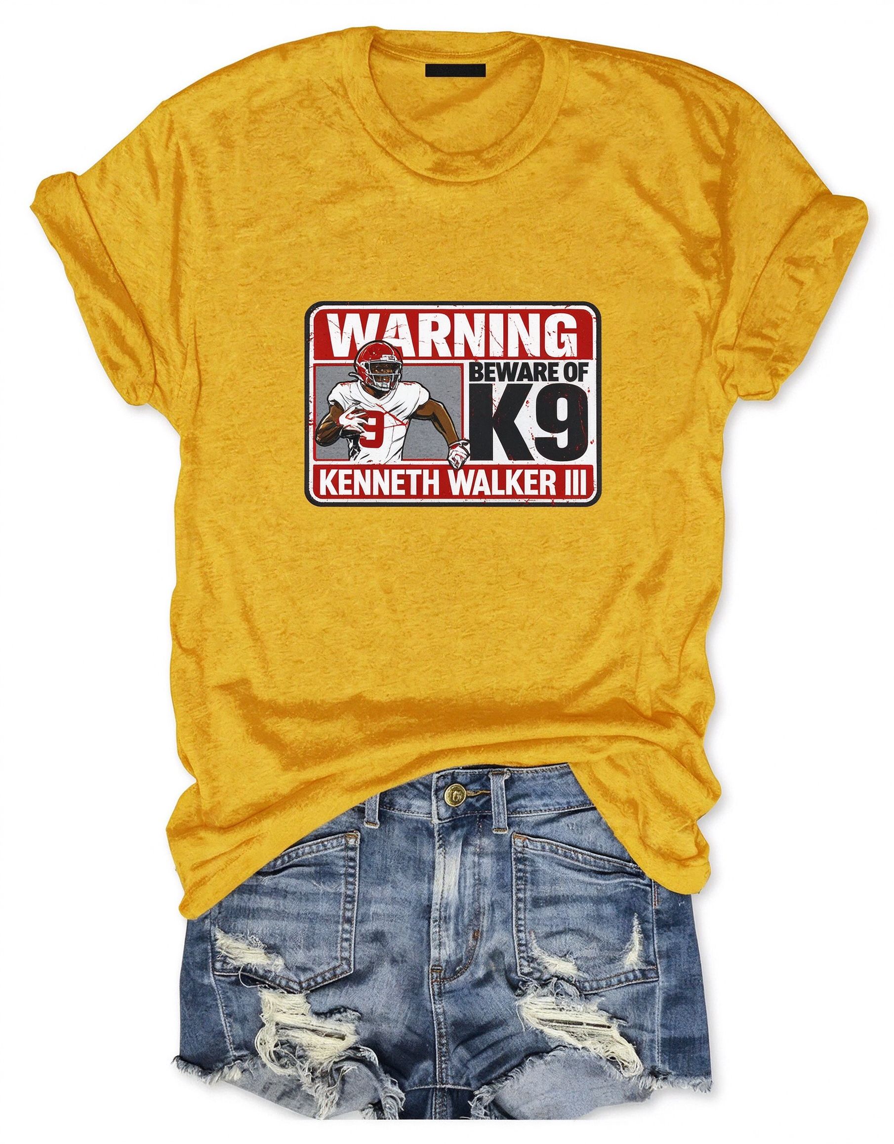 Kenneth Walker Beware of K9 T-Shirt
